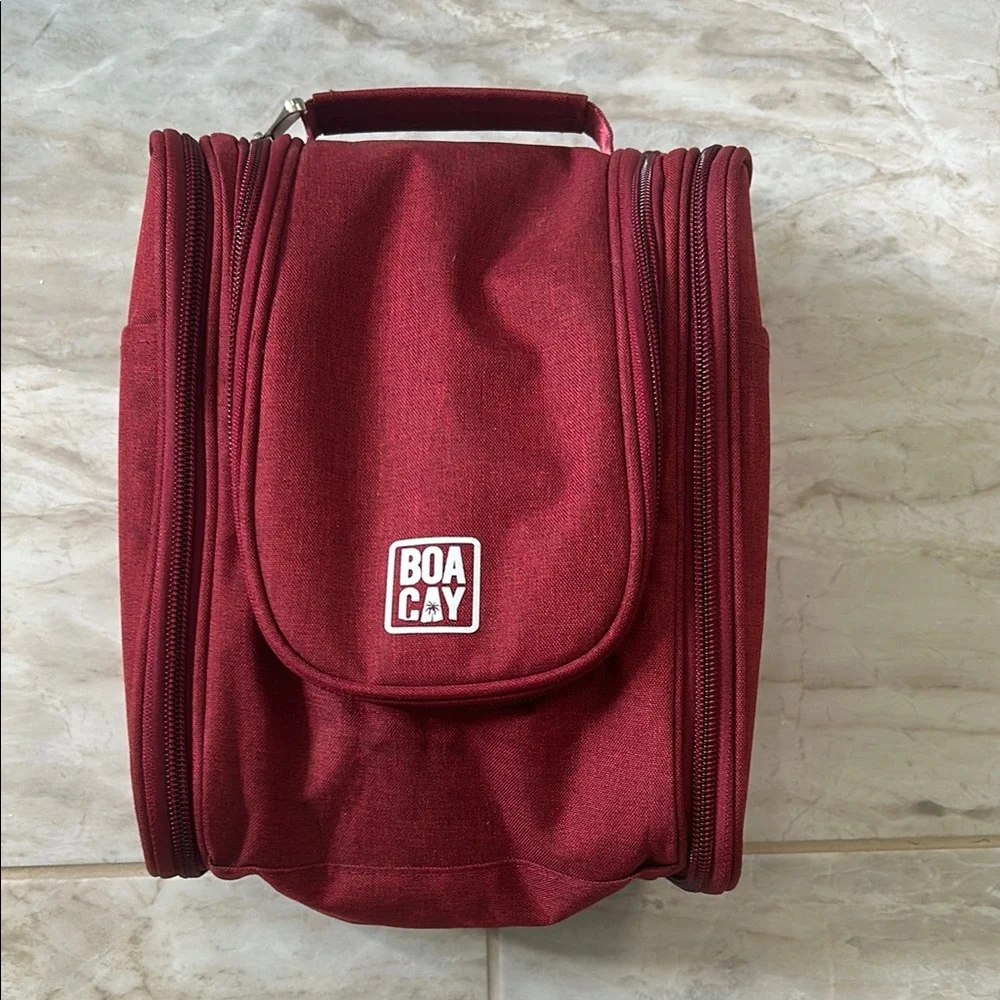 Red Hanging Bath Organizer